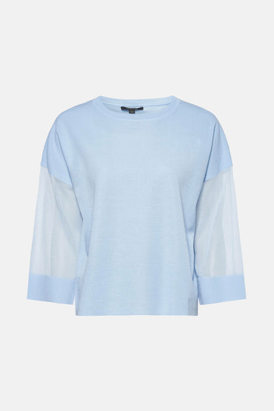 Trui met ronde hals Blauw - COMMA