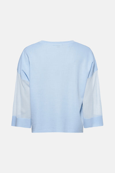 Trui met ronde hals Blauw - COMMA