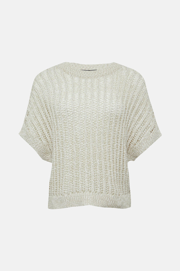 Pull col rond Beige - COMMA