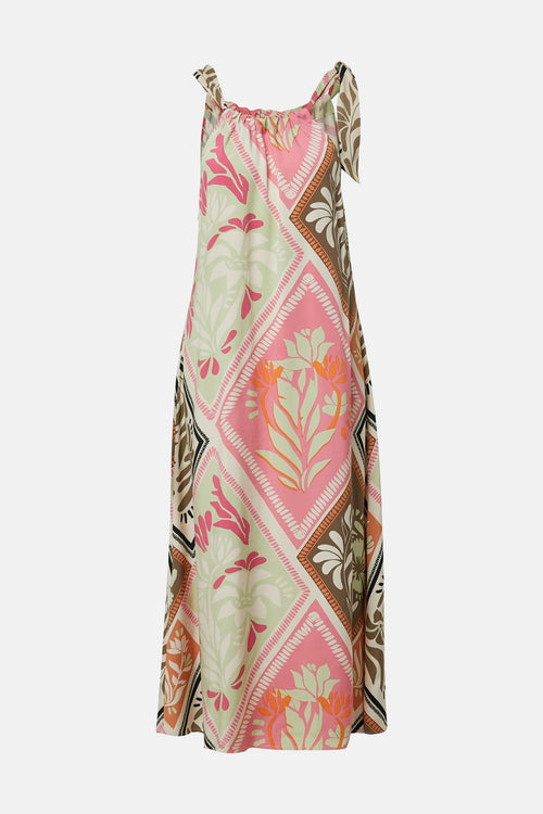 	Dames tops kleed zonder mouw Multicolor - COMMA