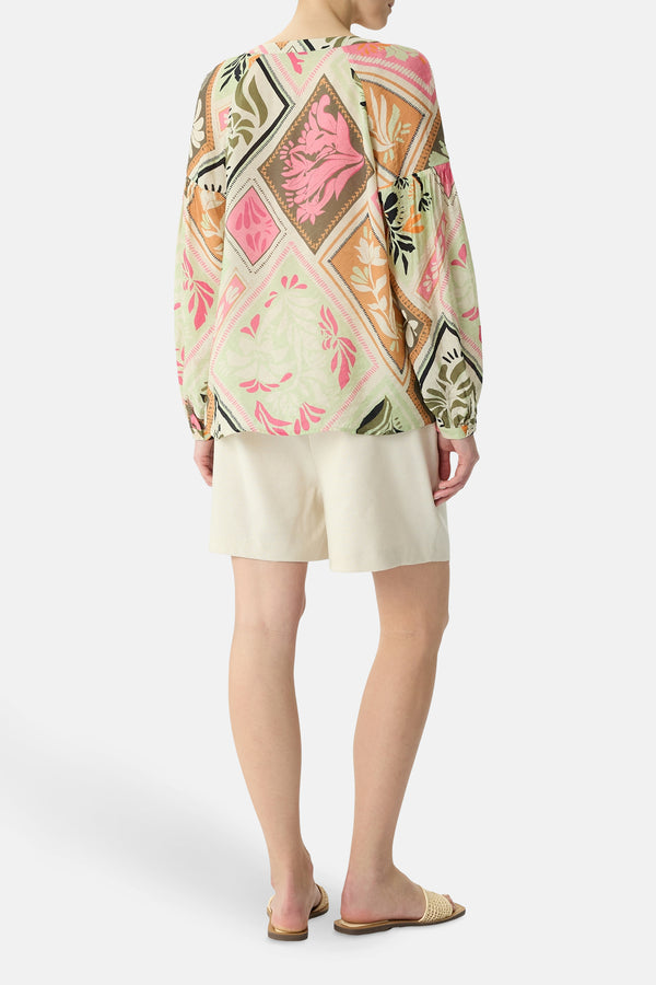 Blouse (lange mouwen) Multicolor - COMMA