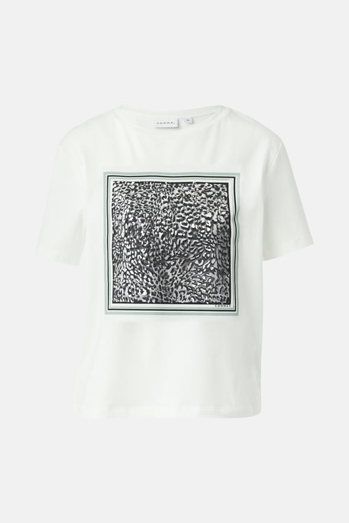 Top uni manches courtes Blanc - COMMA
