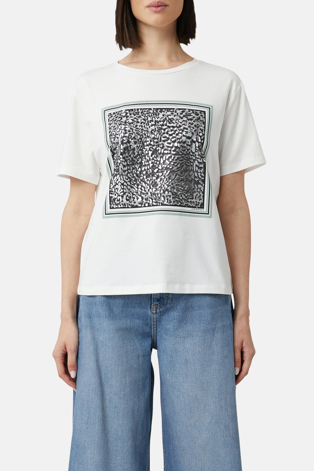 T-shirt met korte mouwen - wit