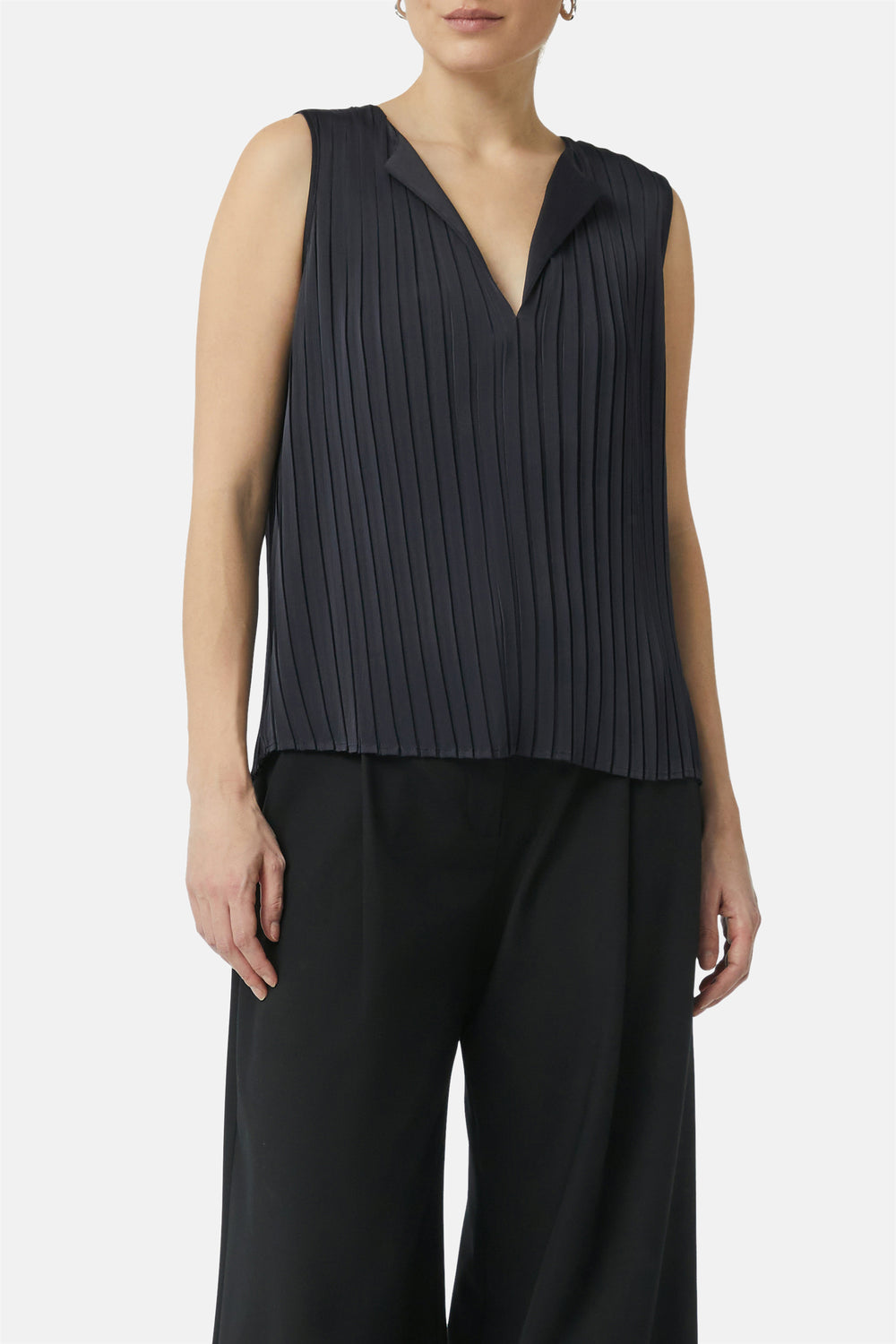 Blouse (zonder mouwen) Blauw - COMMA