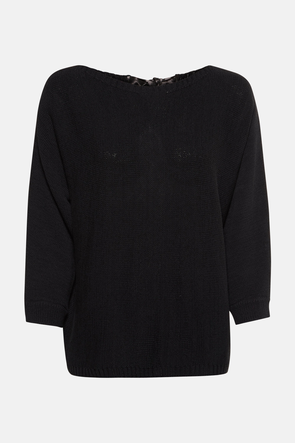 Pull à col rond - noir