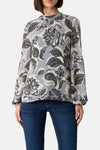 Blouse met lange mouwen - multicolor