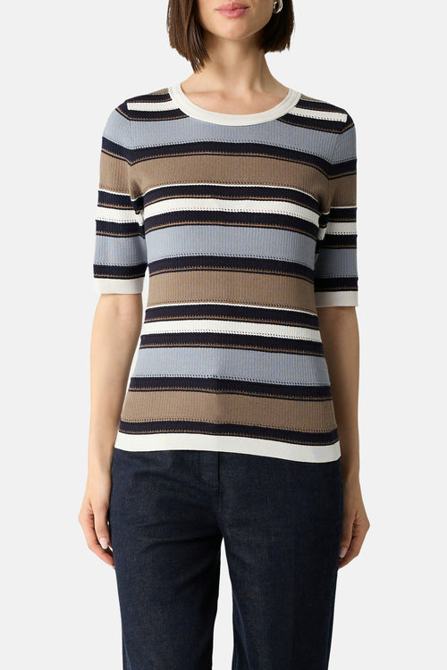Pull col rond Multicolore - COMMA