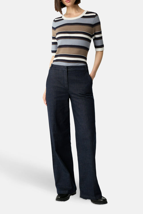 Pull col rond Multicolore - COMMA