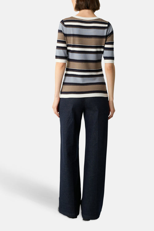 Pull col rond Multicolore - COMMA