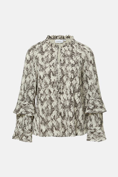Blouse met lange mouwen - multicolor