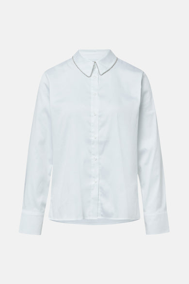 Chemise à manches longues - blanc