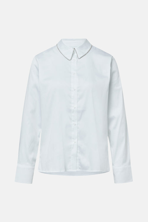 Chemise à manches longues - blanc