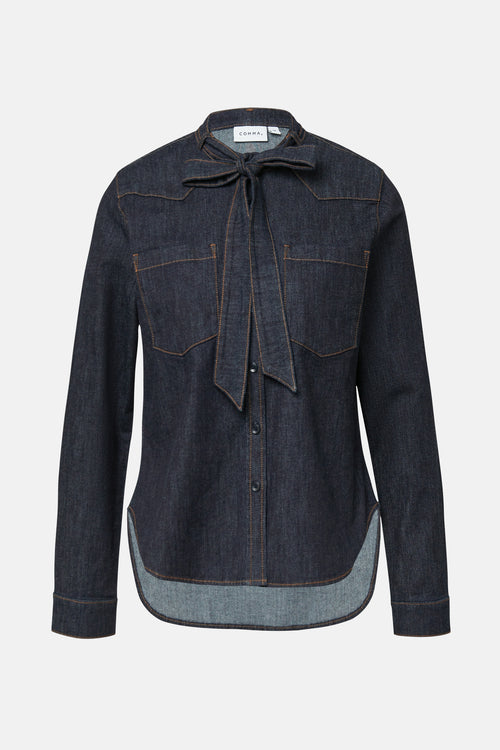 Chemisier (manches longues) dark blue denim - COMMA