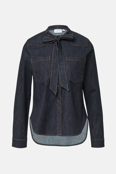 Hemd met lange mouwen - dark blue denim