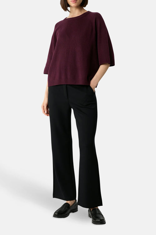 Pull col rond Rouge - COMMA
