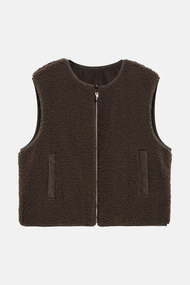 Bodywarmer bruin - COMMA