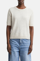Pull col rond beige - COMMA