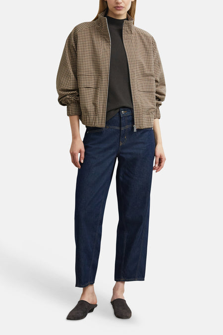 Pull col montant brun - COMMA