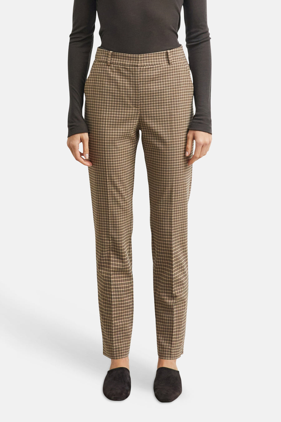 Pantalon de costume brun - COMMA