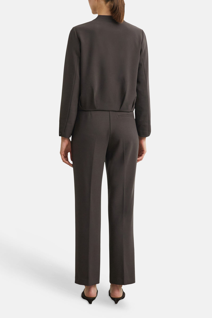 Pantalon de costume brun - COMMA