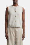 Gilet zonder mouwen - beige