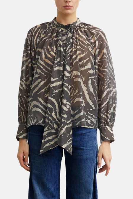 Blouse (lange mouwen) multicolor - COMMA