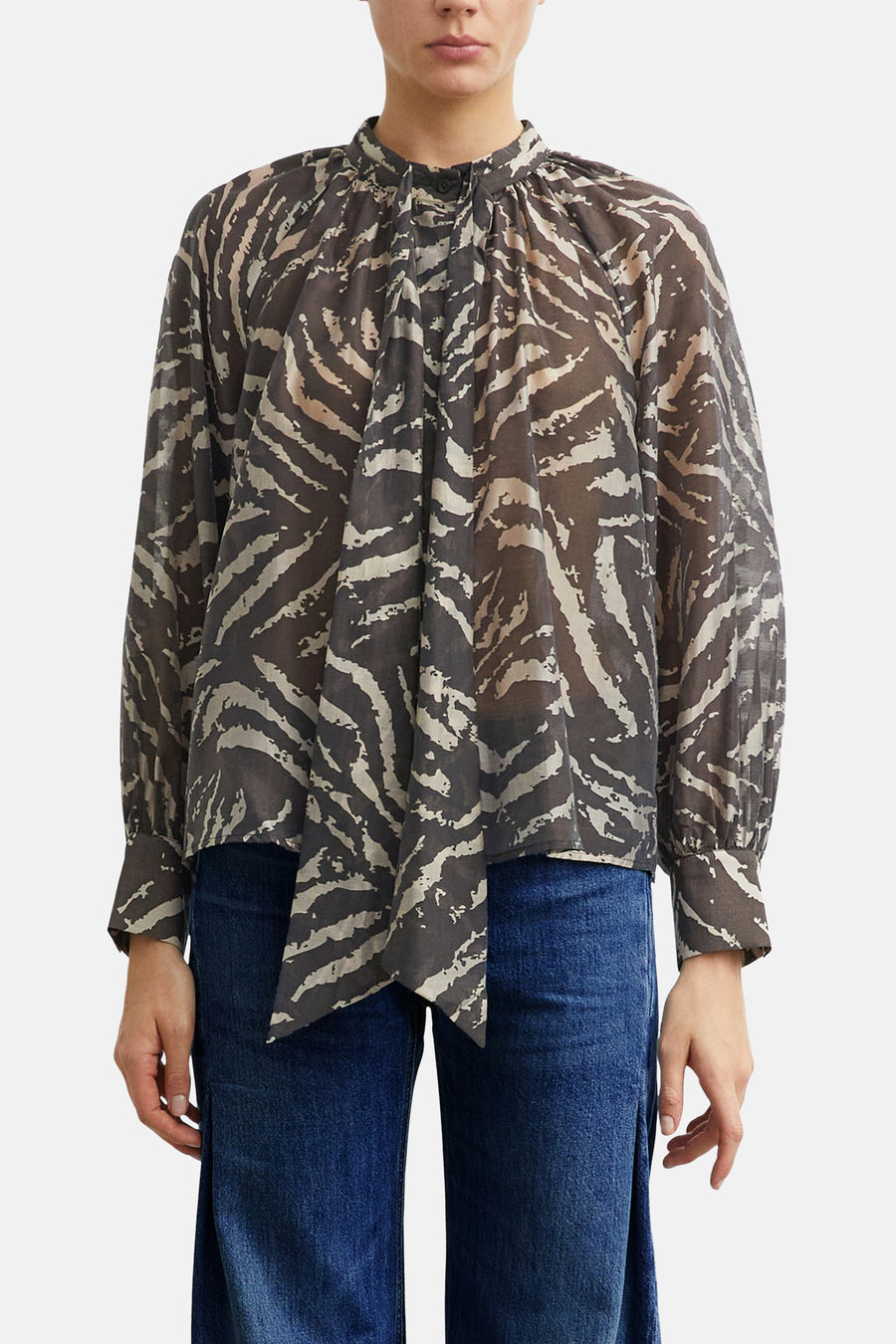 Blouse (lange mouwen) multicolor - COMMA