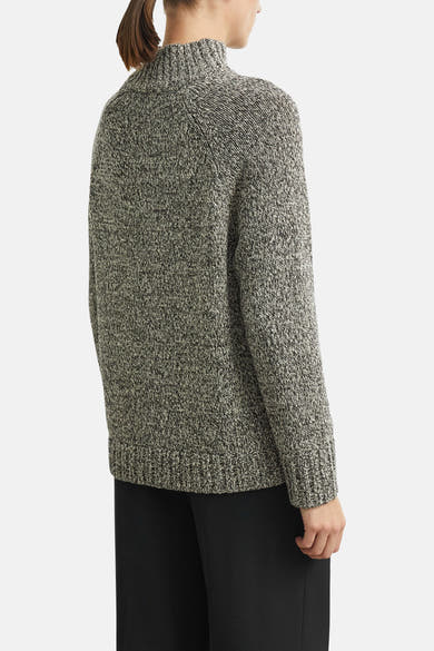 Pull col montant brun - COMMA