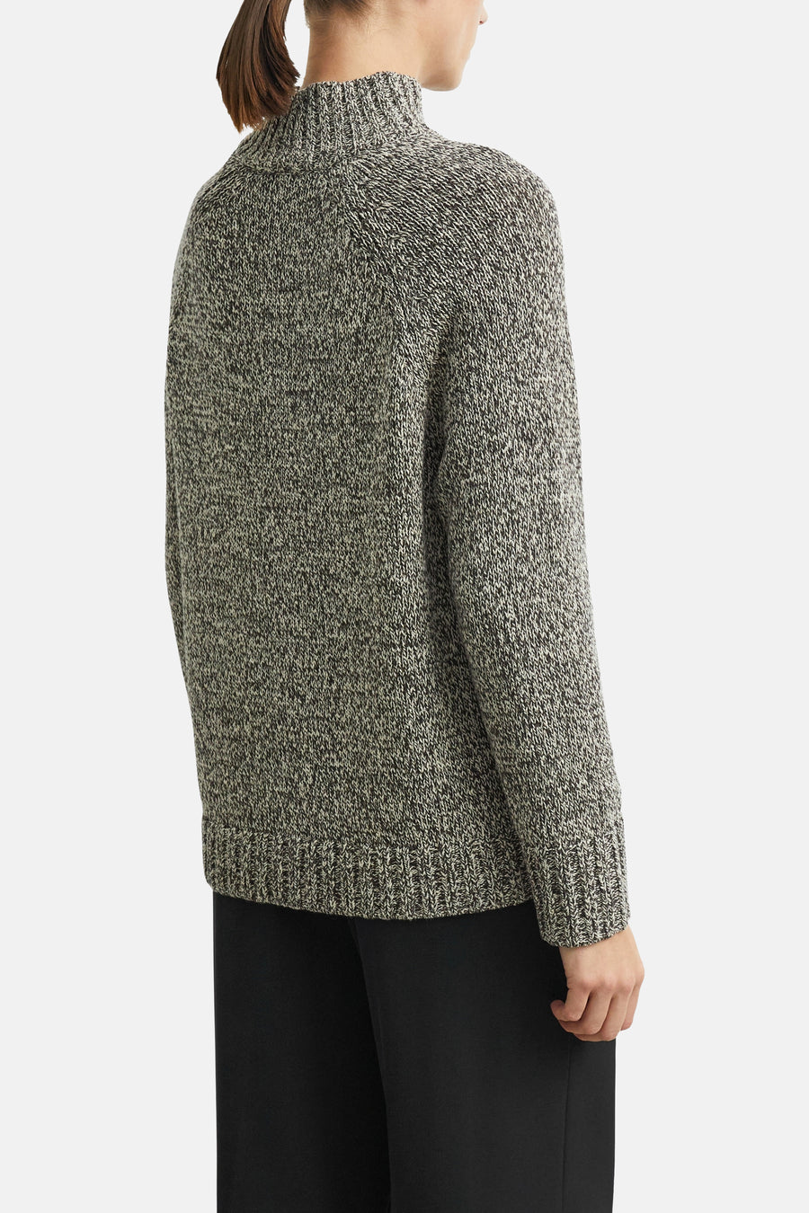 Pull col montant brun - COMMA