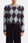 Pull col rond multicolore - COMMA