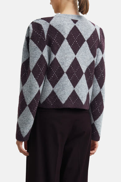 Pull col rond multicolore - COMMA
