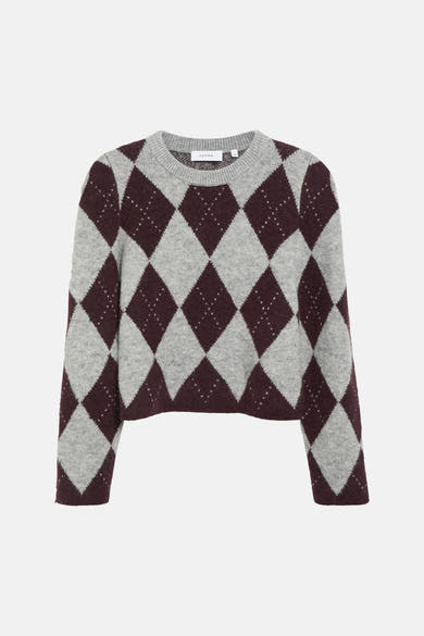 Pull col rond multicolore - COMMA