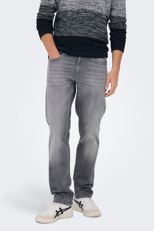 Jean droit LIGHT GREY DENIM - ONLY & SONS®