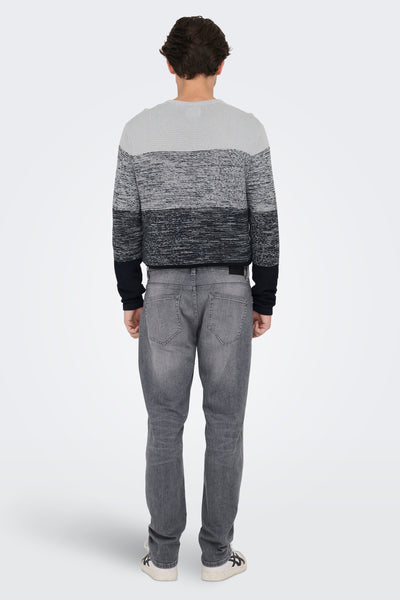 Jean droit LIGHT GREY DENIM - ONLY & SONS®