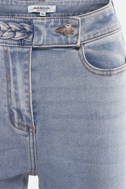 Jean bootcut LIGHT BLUE DENIM - Morgan de Toi