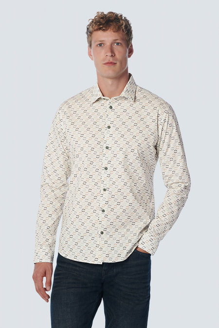 Chemise &agrave; manches longues - blanc