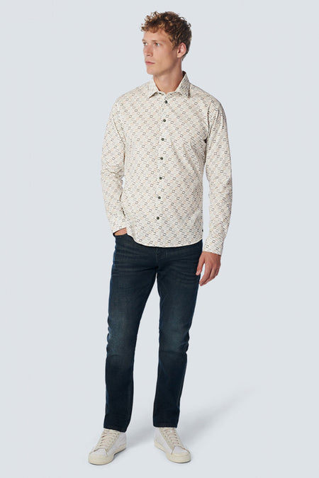 Chemise &agrave; manches longues - blanc