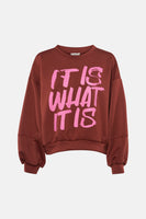 Sweat col O - multicolore