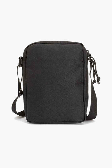 Sac bandoulière noir de Levi's Accessories, avec fermeture éclair et bandoulière ajustable.