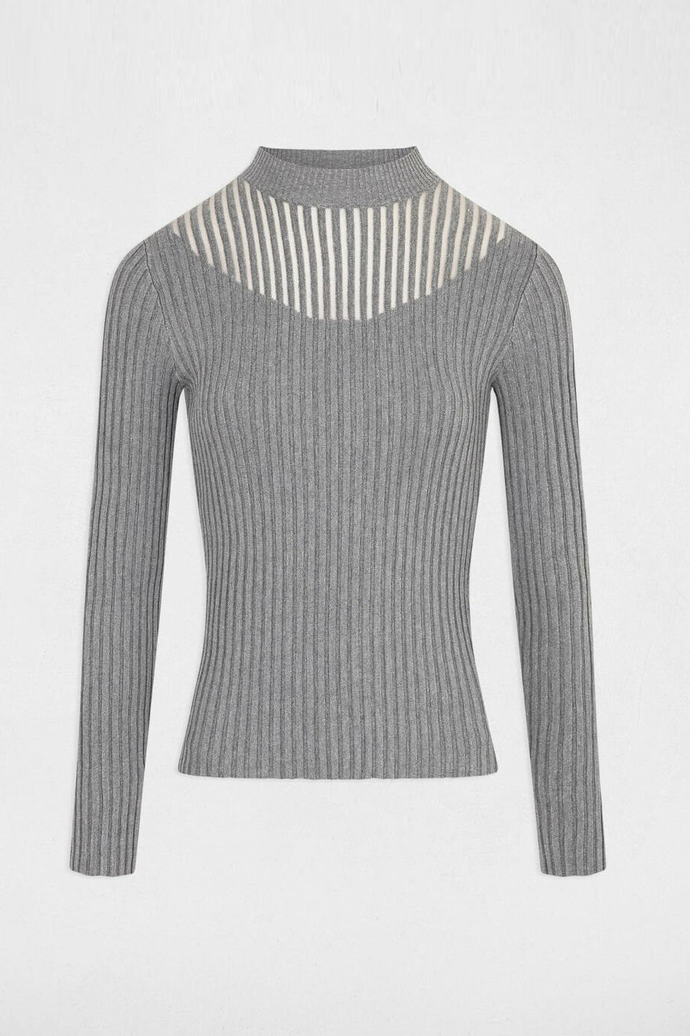 Pull col rond Gris - Morgan de Toi