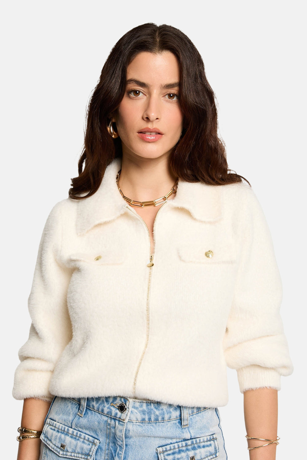 Gilet - écru