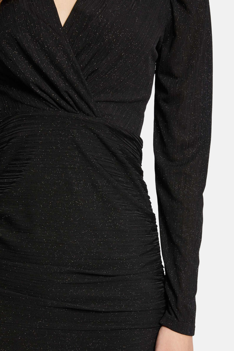 Kleedje met lange mouwen - zwart