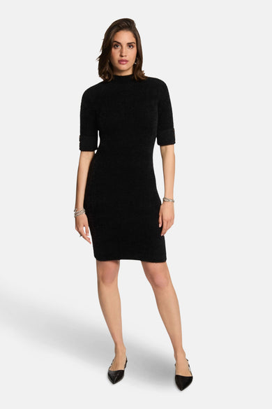 Kleedje met korte mouwen - zwart