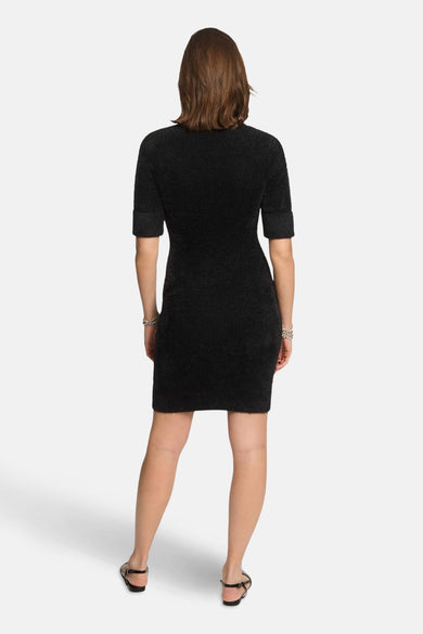 Kleedje met korte mouwen - zwart