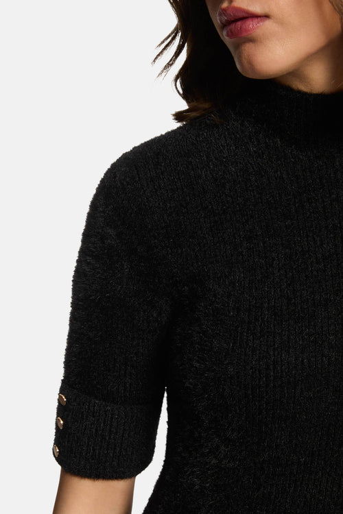 Kleedje met korte mouwen - zwart