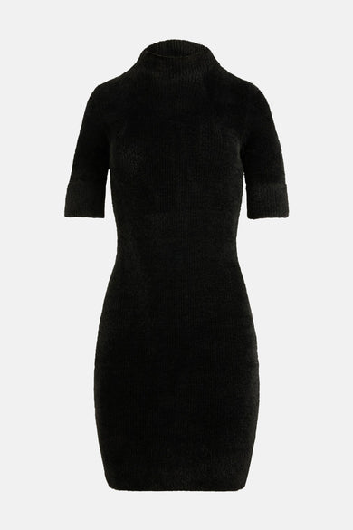 Kleedje met korte mouwen - zwart