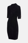 Robe à manches courtes - noir
