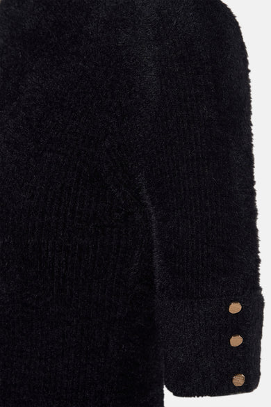 Kleedje met korte mouwen - zwart