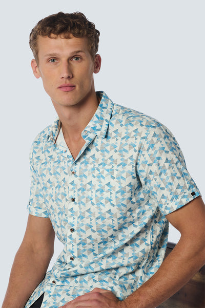 Chemise (manches courtes) Turquoise - NO EXCESS
