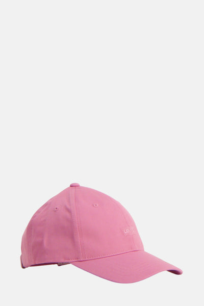 Roze pet van Levi's Accessoires met discreet ton-sur-ton logo aan de voorkant.